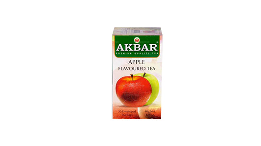 Akbar Ceylon Czarna herbata o smaku jabłkowym (40g) 20 torebek