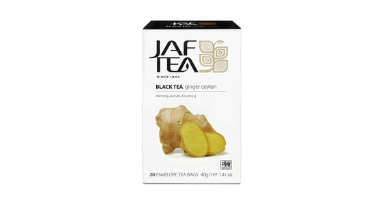 Jaf Tea Pure Spice Kolekcja Czarna herbata Imbir Ceylon (40g) 20 torebek herbaty