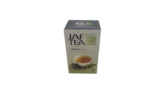 Jaf Tea Pure Green Collection Zielona herbata miętowa folia kopertowa torebki do herbaty (40g)