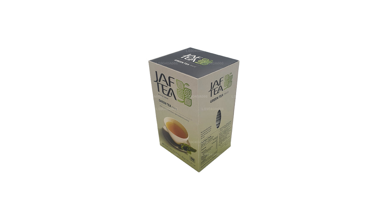 Jaf Tea Pure Green Collection Zielona herbata miętowa folia kopertowa torebki do herbaty (40g)