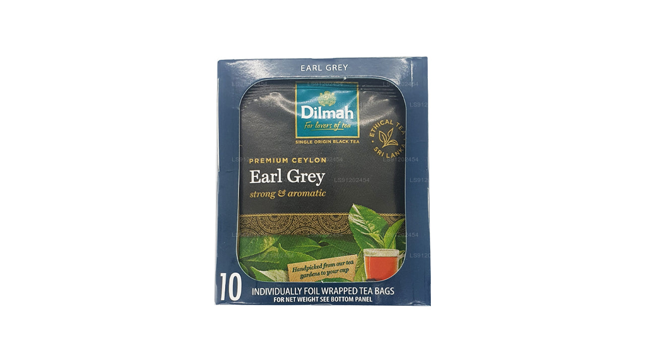 Dilmah Earl Grey Tea (20g) 10 pojedynczo opakowanych folią torebek herbaty
