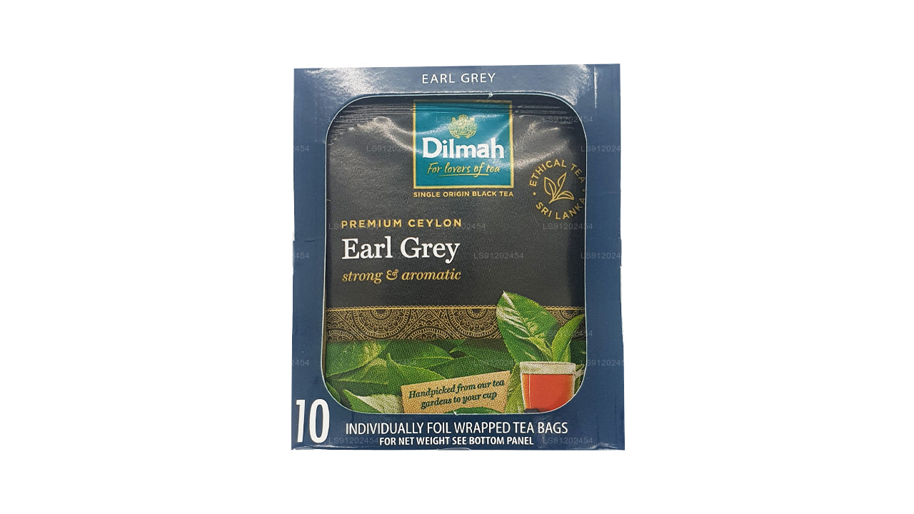 Dilmah Earl Grey Tea (20g) 10 pojedynczo opakowanych folią torebek herbaty