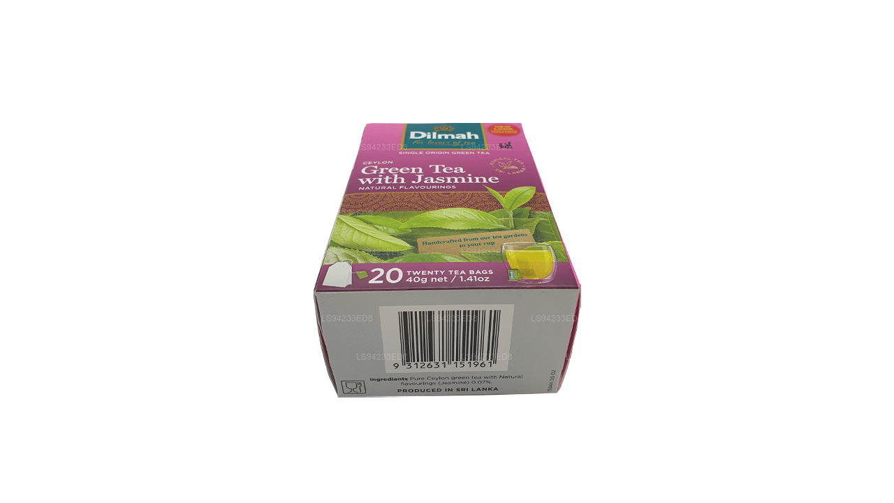 Dilmah Ceylon Zielona Herbata z Jaśminem (40g) 20 torebek