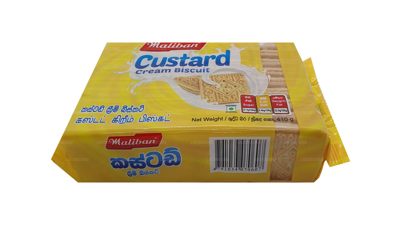 Maliban Custard Cream Sandwich Biszkopt (410g)