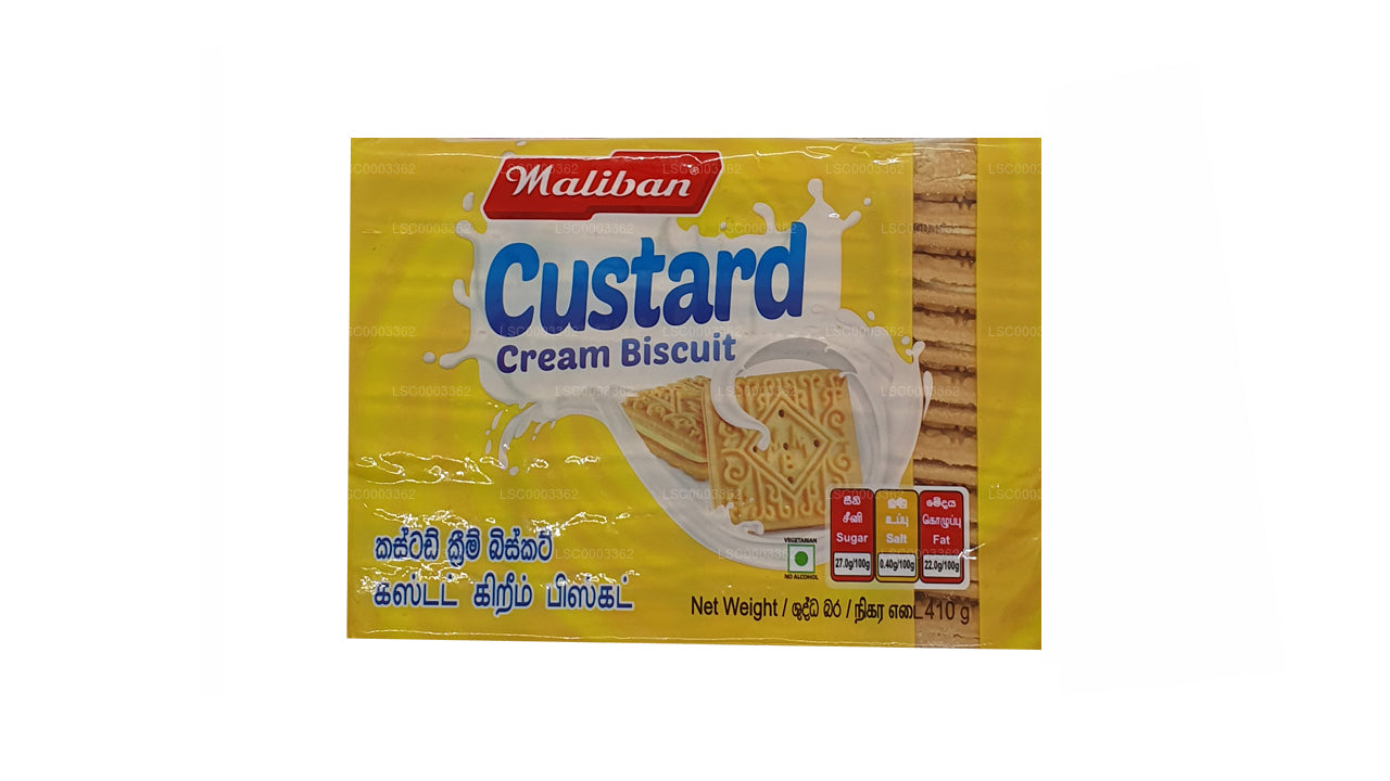 Maliban Custard Cream Sandwich Biszkopt (410g)