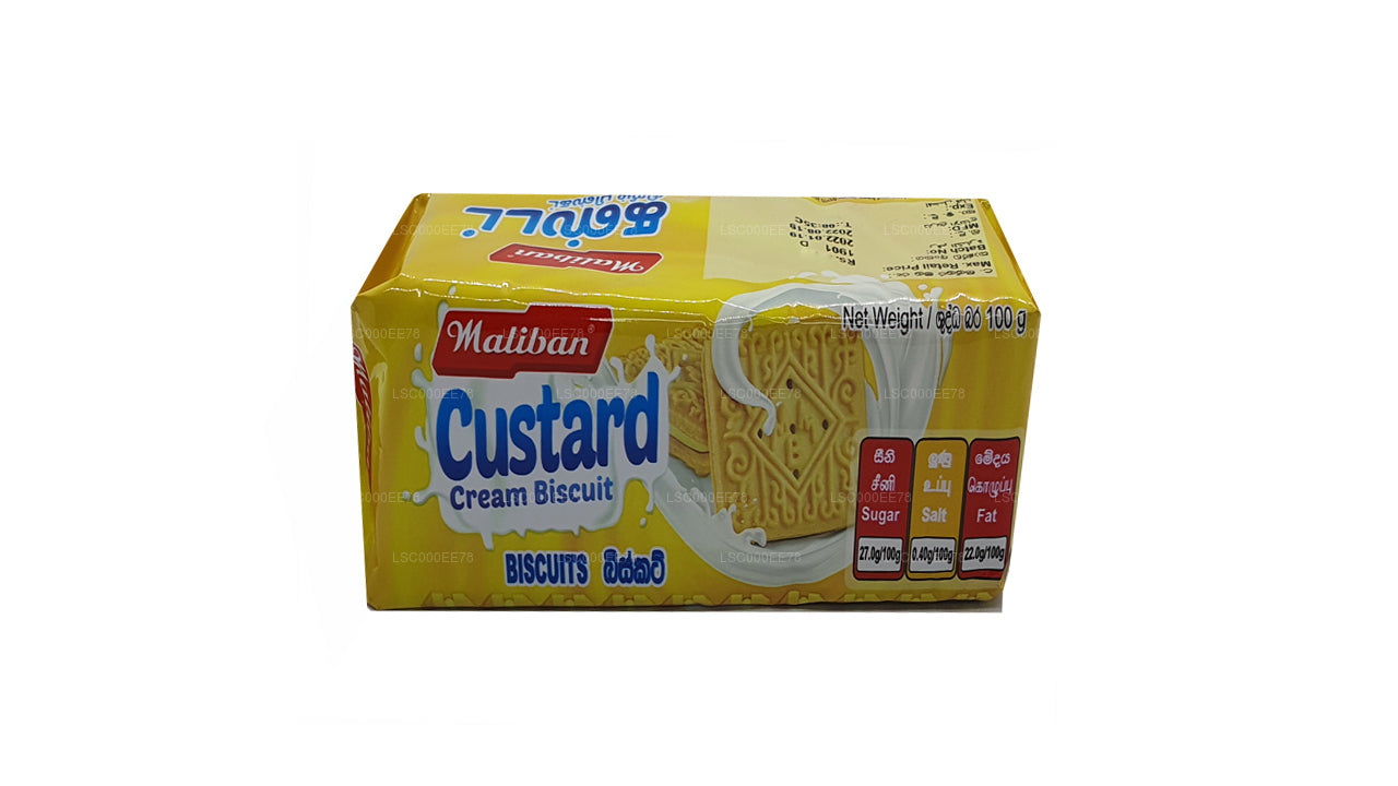 Maliban Custard Cream Sandwich Biszkopt (100g)